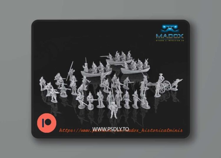 Madox Historical Miniatures February, March, April, June 2022 – 3D Print Model STL