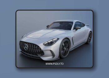 Mercedes AMG GT 63 Coupe 2025 – 3D Print Model