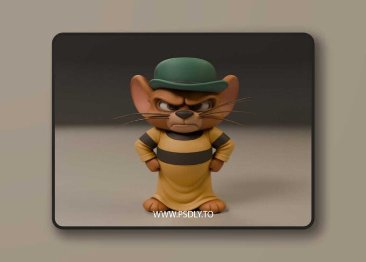 Muscles Mouse – 3D Print Model