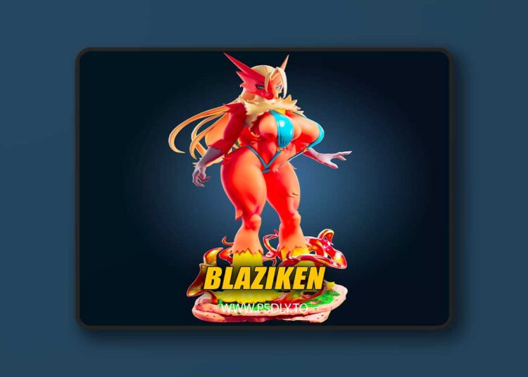 Officer Rhu – Blaziken – 3D Print Model STL
