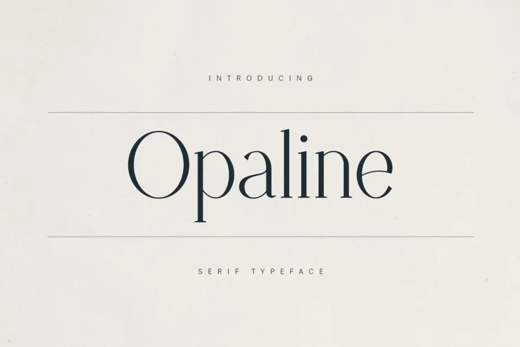 Opaline – Elegant Modern Serif Font