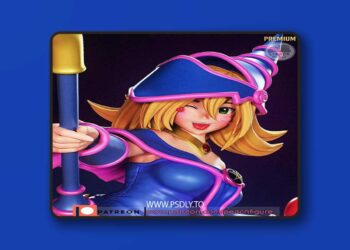 Peach Figure – Dark Magician Girl – 3D Print