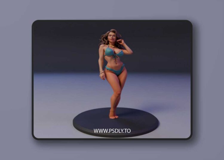 Pin-Up Bikini – 3D Print Model