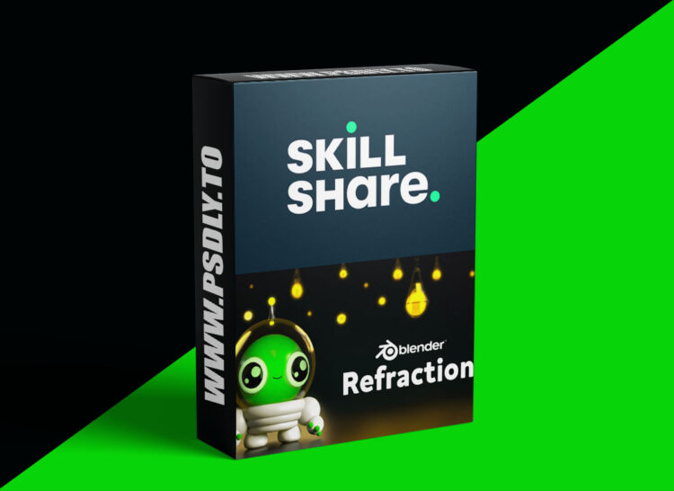 Refraction Shader in Blender - Make a Stylized Glass Material