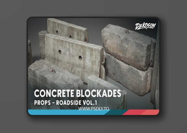 Roadside VOL.1 - Blockades (Nanite and Low Poly Versions) (5.3)