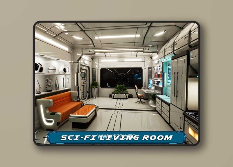 Sci-Fi Living Room (5.0+) for Unreal Engine 1 Sci-Fi Living Room (5.0+)