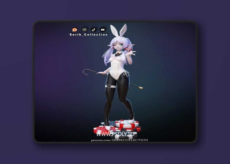 Serik Collection – Frieren Bunny – 3D Print Model STL
