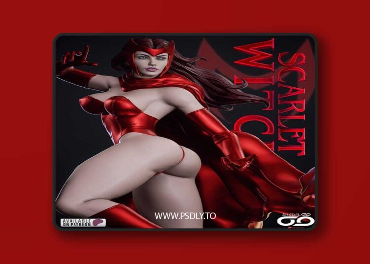 Shadaloo Studios – Scarlet Witch – 3D Print Model STL