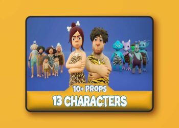 Stone Age Characters Pack (4.24 – 4.27 and 5.0 – 5.6)