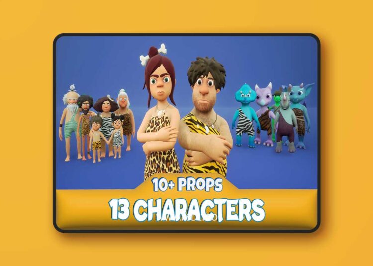 Stone Age Characters Pack (4.24 – 4.27 and 5.0 – 5.6)