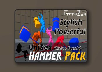 Stylish Hammer Pack(Unisex) Action RPG & TPS & Top Down Game (4.26 – 4.27 and 5.0 – 5.6)