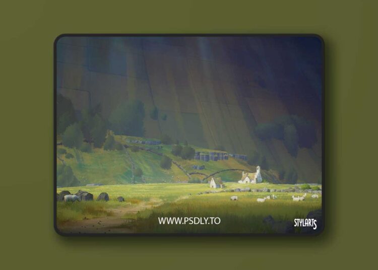 Stylized Countryside (Stylized Stylised Country Country Side Road Lowpoly 3d) [5.3 – 5.6]