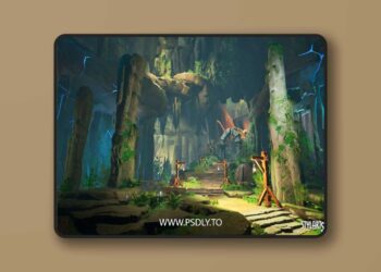 Stylized Lost Cave 3D Model