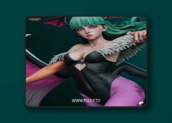 Tanuki Figures – Morrigan – 3D Print Model STL