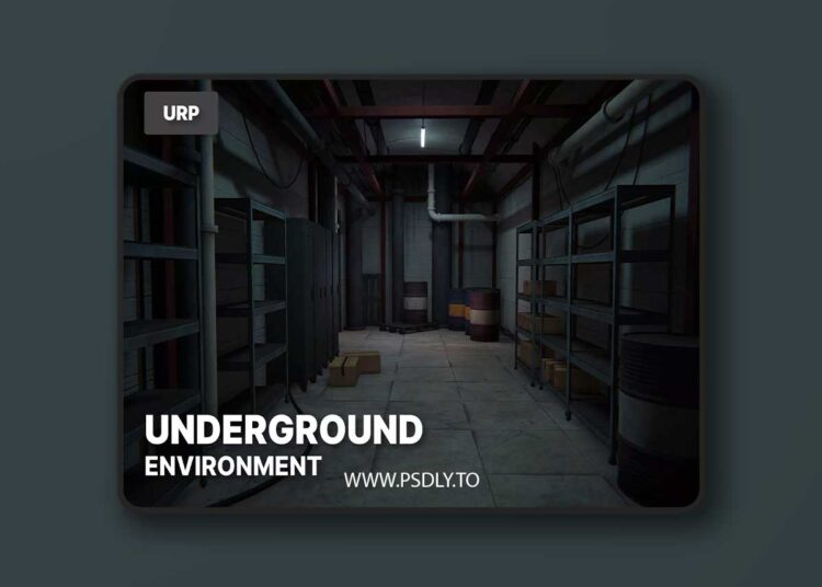 Underground - Modular Abandoned Basement & Bunker Environment URP v1.0
