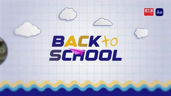 Videohive - 4K - Reel Back to School Typography Promo - 59357074
