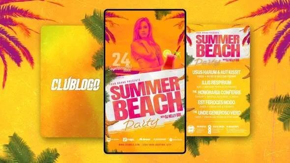 Videohive - Animated Nightclub Flyer Template - 59252381