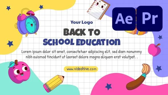 Videohive - Back To School Slideshow - 59277108