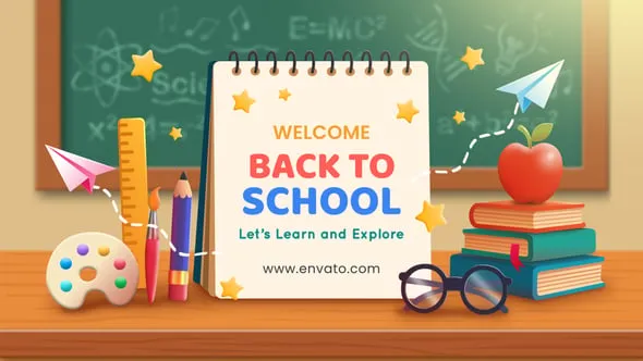 Videohive - Back to School Intro - 59226610