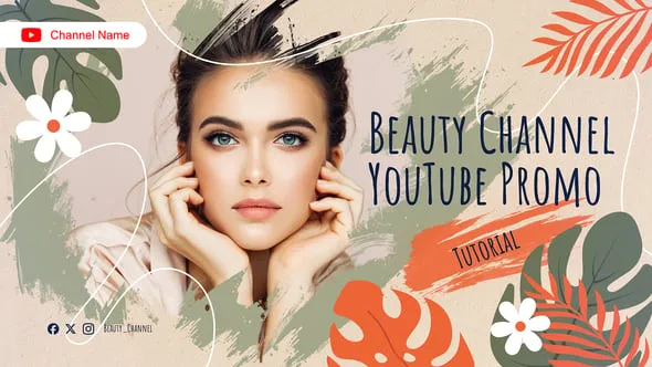 Videohive - Beauty Channel YouTube Promo - 59321823