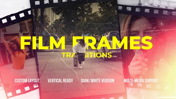Videohive - Film Frames Transitions - 59252701