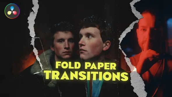 Videohive - Fold Paper Transitions - 58944302