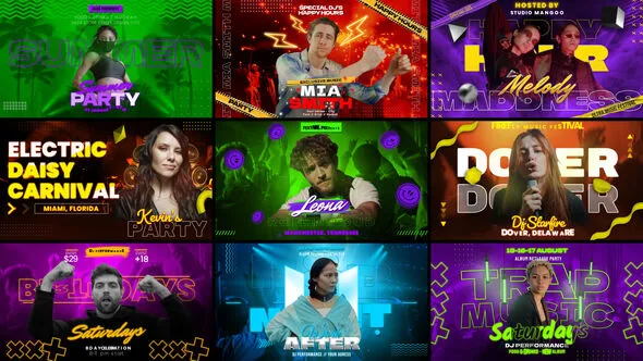 Videohive - Freeze Frame Music Event Promo - 59408277