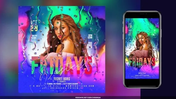 Videohive - Night Club Flyer v19 - 59343922