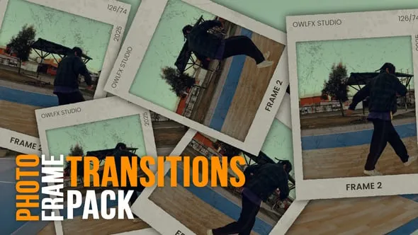 Videohive - Photo Frame Transitions Pack - 59358555