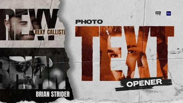 Videohive - Photo Text Openers - 59371147