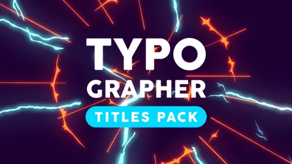 Videohive - Typographer-Titles Pack - 22718286