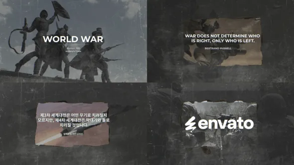 Videohive - World War Quotes for After Effects - 59414700