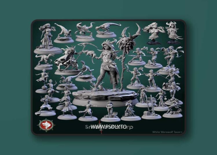 White Werewolf Tavern – Small but Sharp – 3D Print Model STL