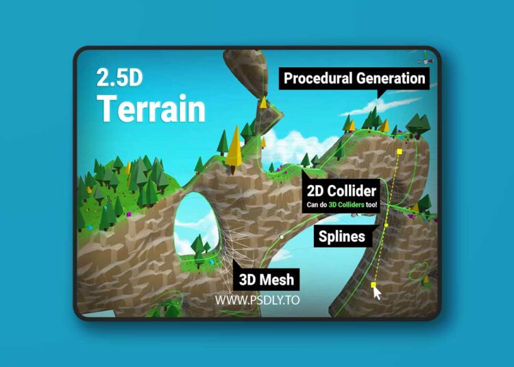 2.5D Terrain: 2D/3D Level Platform Generator for Side-Scrollers v2.2.0