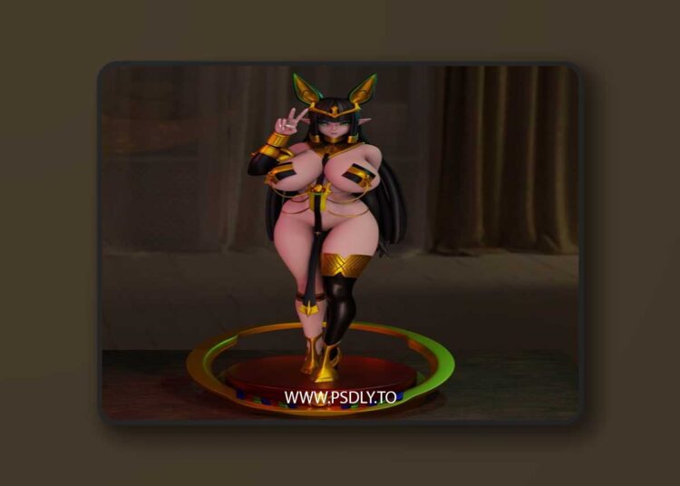 3DMomoji – Sekhmet of Death – Last Origin – 3D Print Model STL