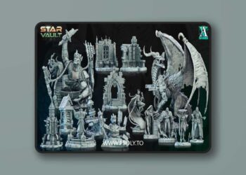 Archvillain Games – Star Vault – 3D Print Model