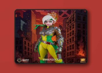Bastet Figures – Rogue – X-Men – 3D Print Model STL