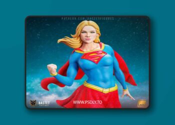 Bastet Figures – Supergirl – 3D Print Model STL
