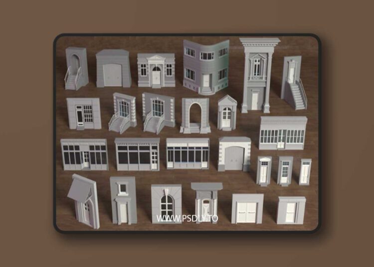 Building-Facade-Collection-2-–-25-pieces