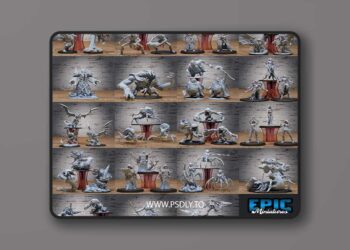 Epic Miniatures – Eldritch Darkness – 3D Print Model