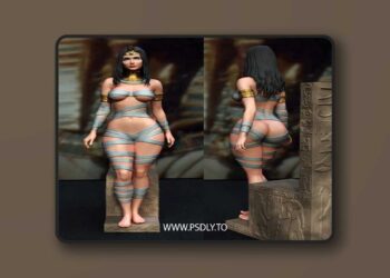 Exclusive – Nude Cleopatra – 3D Print Model STL