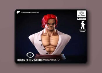 Lucas Perez – Shanks Bust – 3D Print Model STL