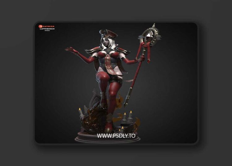 LuftMensch Studio – Sally Whitemane – 3D Print Model