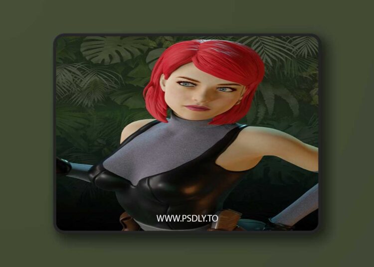 MCM3D – Regina – Dino Crisis – Dino Turmoil – Retro Game 64 – 3D Print Model