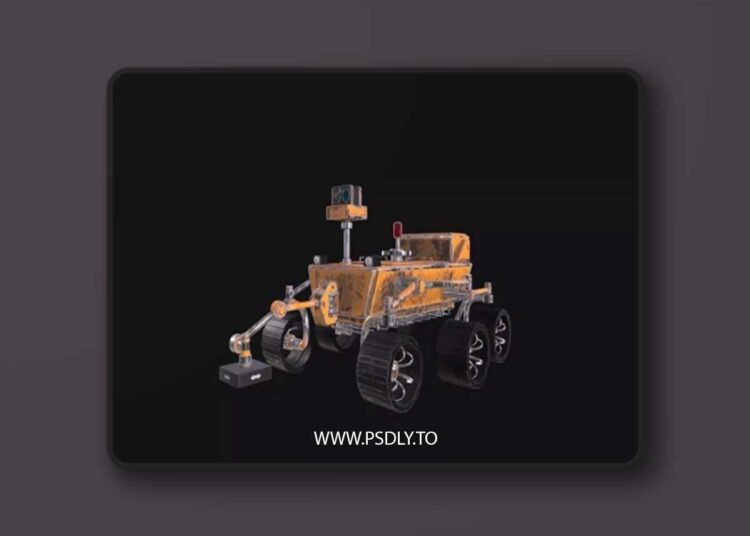 Mars Rover 4 in 1 3D Model