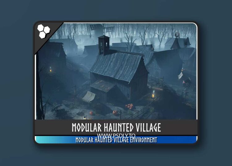 Modular Haunted Village (Village, Modular Village, Fantasy Village) v1.0