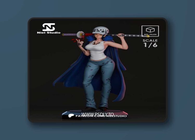 Niel Studio – One Piece – Law Girl – 3D Print Model STL