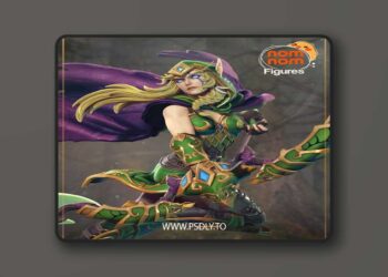 Nomnom Figures – Alleria Windrunner – Warcraft III Reign of Chaos – 3D Print Model STL