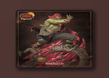 Nomnom Figures – Legend of Zelda Tears of the Kingdom – Ganondorf – 3D Print Model STL