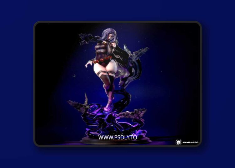 Nympha – Raven – 3D Print Model